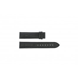 Bracelet de montre Tissot T361.461 PRC 200 / T610014562 Cuir croco Noir 19mm