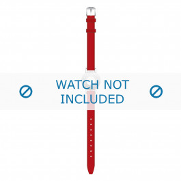 Tommy Hilfiger bracelet de montre TH-14-3-25-0676 - TH679300904 / 1700391 Cuir Rouge 10mm + coutures  rouges