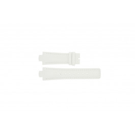 Breil bracelet de montre TW0394 / F660012788 Cuir Blanc 12mm + coutures blanches