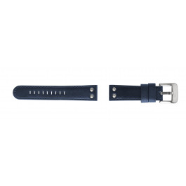 Bracelet de montre TW Steel TW401 / TWB401 Cuir Bleu 24mm