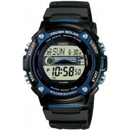 Bracelet de montre Casio W-S200H / W-S210H Plastique Noir 18mm