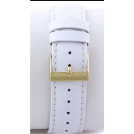 Guess bracelet de montre W16574L1 / White Cuir Blanc 20mm + coutures blanches