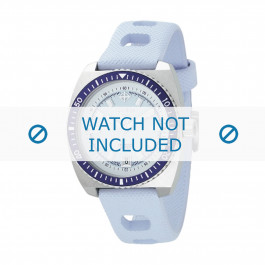 Bracelet de montre ZO2230 Caoutchouc Bleu clair 20mm