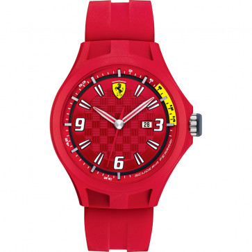 Bracelet de montre Ferrari 0830007 / SF689300005 Caoutchouc Rouge 22mm