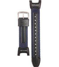 Casio bracelet de montre 10113393 Pro Trek Cuir Bleu 24mm 