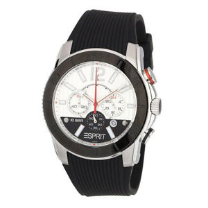 Bracelet de montre Esprit ES101681006 Caoutchouc Noir 22mm