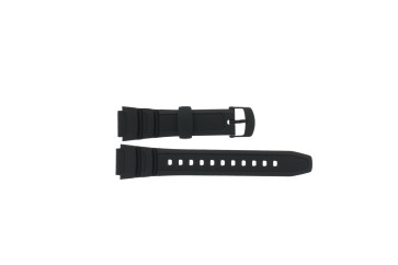 Casio bracelet de montre 10360831 Plastique Noir 18mm 