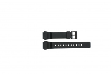 Casio bracelet de montre MRW-200h / 10393907 Caoutchouc Noir 18mm
