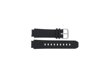 Casio bracelet de montre 10408301 Plastique Noir 16mm 