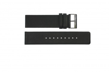 Bracelet de montre Obaku 116-Z Cuir Noir 24mm