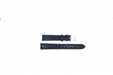 Bracelet de montre Universel 119R.05 Cuir Bleu 14mm