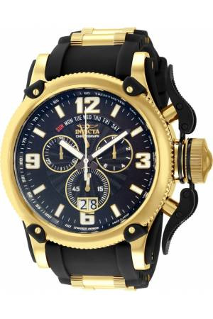 Bracelet de montre Invicta 12435 / 12435-01 Silicone Noir