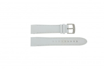 Bracelet de montre Police PL.12898JS/02A Cuir Blanc 22mm