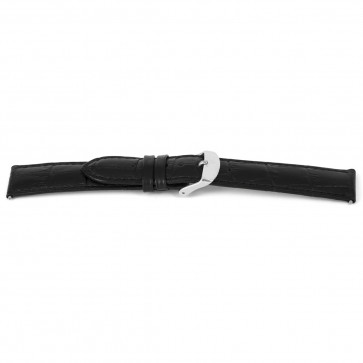 Bracelet de montre Universel F140 Cuir Noir 18mm