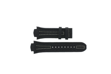 Bracelet de montre Lotus 15507-1 / 15502 Cuir Noir 18mm