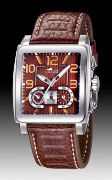 Bracelet de montre Lotus 15532-5 Cuir Brun 26mm