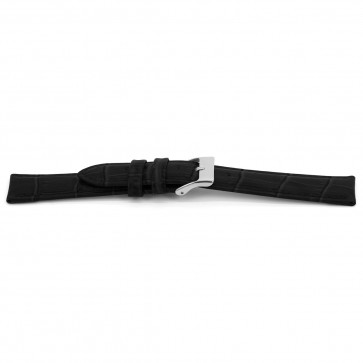 Bracelet de montre Universel F156 Cuir Noir 18mm