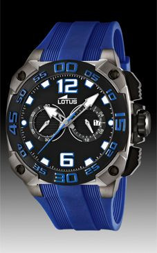 Bracelet de montre Lotus 15791.5 Caoutchouc Bleu