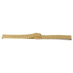 Bracelet de montre Prisma 1691 Acier inoxydable Plaqué or 16mm