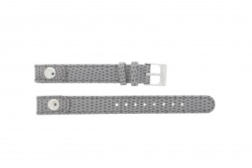 Lacoste bracelet de montre 2000385 / LC-05-3-14-0009 / GR Cuir Gris 12mm + coutures grises