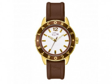Lacoste bracelet de montre 2000686 / LC-54-3-96-2303 Caoutchouc Brun 18mm