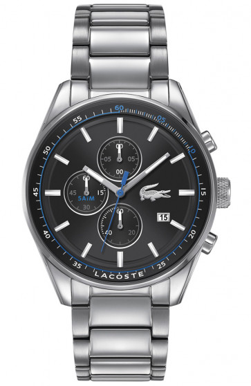 Lacoste bracelet de montre 2010788 / 2010787 / LC-83-1-14-2581 / LC-83-1-14-2580 Métal Argent 14mm