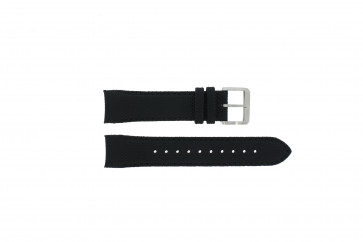 Hugo Boss bracelet de montre HB-232-1-27-2731 / HB1513087 Cuir Noir 22mm + coutures noires