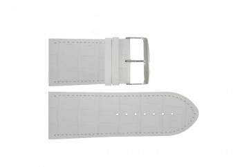 Bracelet de montre Universel 305R.09 Cuir Blanc 36mm