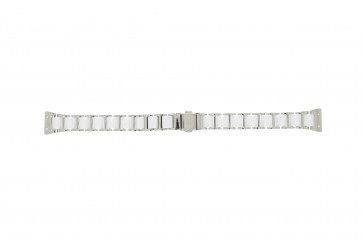 Boccia bracelet de montre 3261-01 Acier/Silicone Argent 16mm