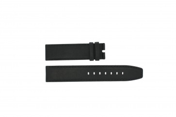 Bracelet de montre Boccia 3780-01 Cuir Noir 20mm