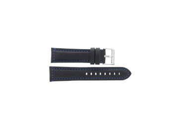 Bracelet de montre Universel 393.01.05 Cuir Noir 24mm