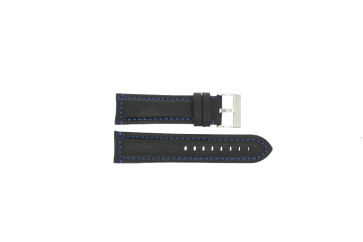 Bracelet de montre Universel 394.01.05 Cuir Noir 24mm