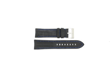 Bracelet de montre Universel 395.01.05 Cuir Noir 24mm