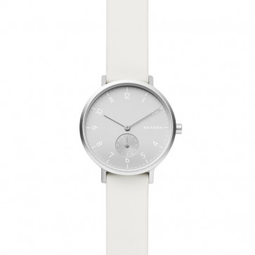 Bracelet de montre Skagen SKW2763 Caoutchouc Blanc 16mm
