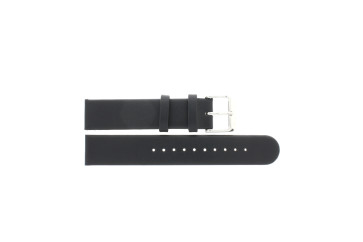 Bracelet de montre Universel 41712.01.24 Végétalien Noir 24mm