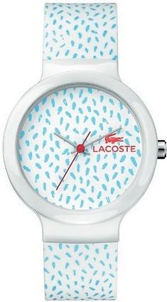 Lacoste bracelet de montre 2020096 / LC-46-4-47-2576 Caoutchouc Bleu 14mm