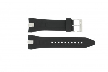 Bracelet de montre Seiko 5M54-0AB0 / SRN013P1 / 4A601JTR Caoutchouc Noir 26mm