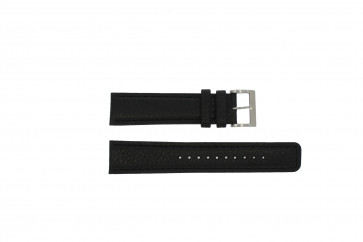 Seiko bracelet de montre 4KR9JZ / SGEC63P1 / 7N42-0CW0/ SNA741P2 Cuir Noir 22mm + coutures noires