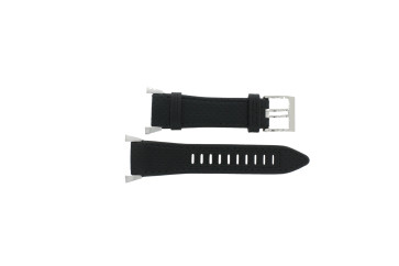 Bracelet de montre Seiko SNL043P2-7L22-0AS0 Cuir Noir