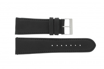 Bracelet de montre Universel 61215B.10.24 Cuir Noir 24mm