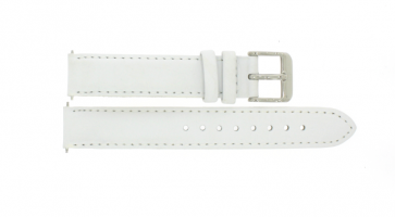 Bracelet de montre Tommy Hilfiger 679301017 / 1780823 / TH-65-3-14-0755 Cuir Blanc 16mm