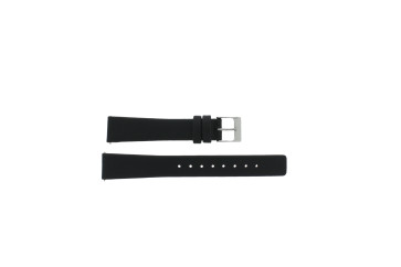 Bracelet de montre Skagen 691SSLS / 691SSLB Cuir Noir 17mm