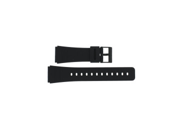 Bracelet de montre Casio 70378364 / DBC-62-1 Plastique Noir 22mm