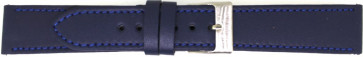 Bracelet de montre Universel 804.05.14 Cuir Bleu 14mm
