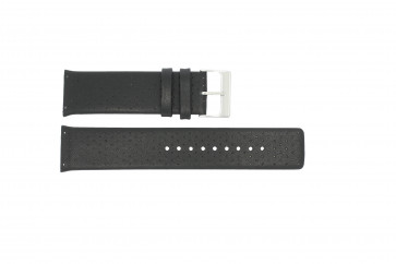 Bracelet de montre Skagen 806XLTLM / 806XLTBLB Cuir Noir 24mm