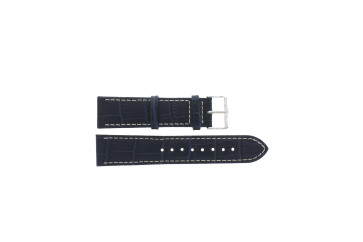 Bracelet de montre Universel 808.05.20 Cuir Bleu 20mm