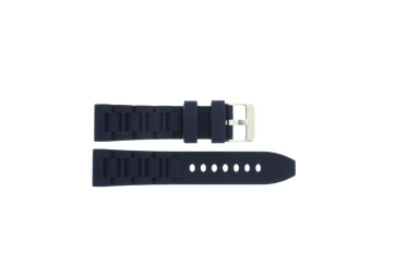 Bracelet de montre Universel 896.06 Caoutchouc Bleu 20mm