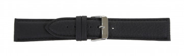 Bracelet de montre Universel 983-ZW-12MM Cuir Noir 12mm