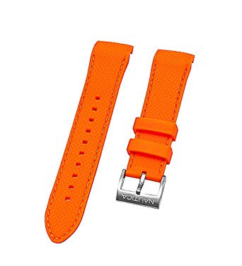 Bracelet de montre Nautica A15101G Cuir Orange