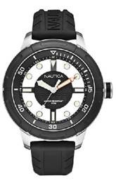 Bracelet de montre Nautica A29552G Caoutchouc Noir